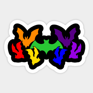 Pride Bats Gay Sticker